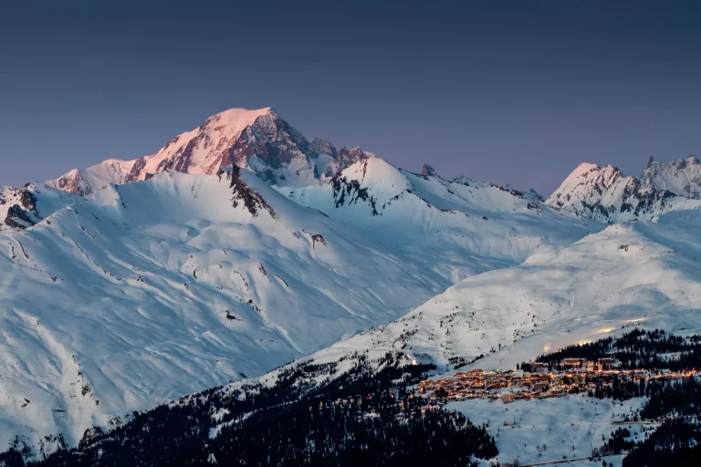 Mont Blanc bei Nacht